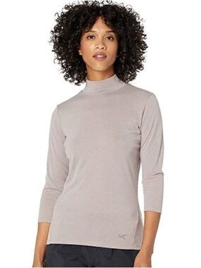 Arc'Teryx Lumin Mock Neck Top Verra Heather Size Medium
